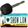 I Love Show Low Arizona Novelty Metal Key Chain