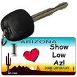 I Love Show Low AZ Novelty Metal Key Chain