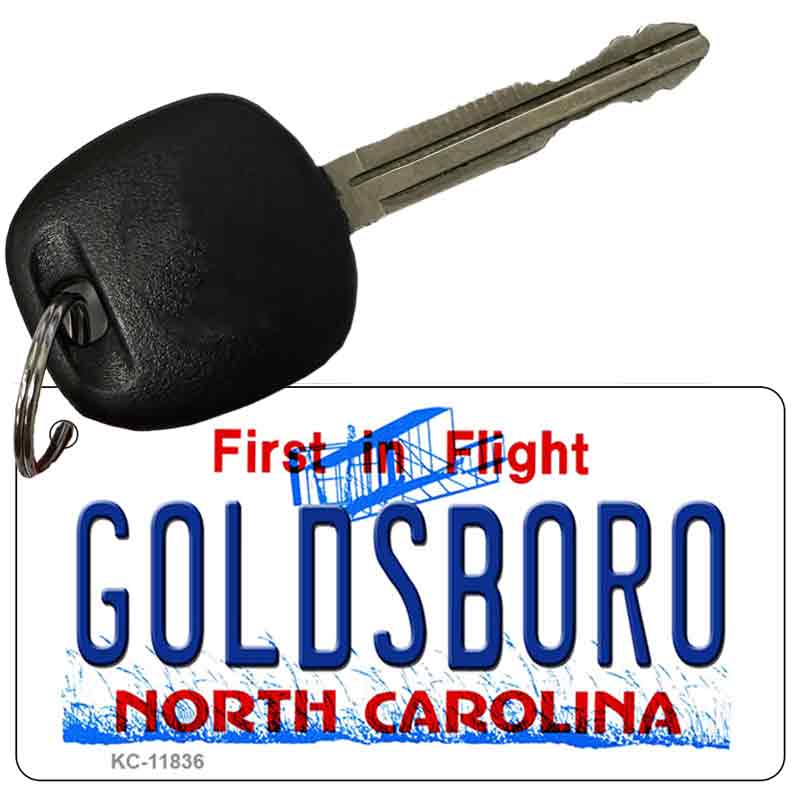 Goldsboro North Carolina Novelty Metal Key Chain KC-11836
