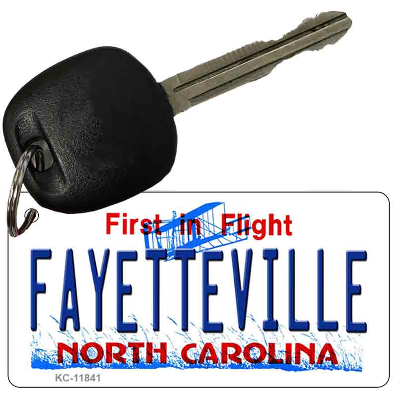 Fayetteville North Carolina Novelty Metal Key Chain KC-11841
