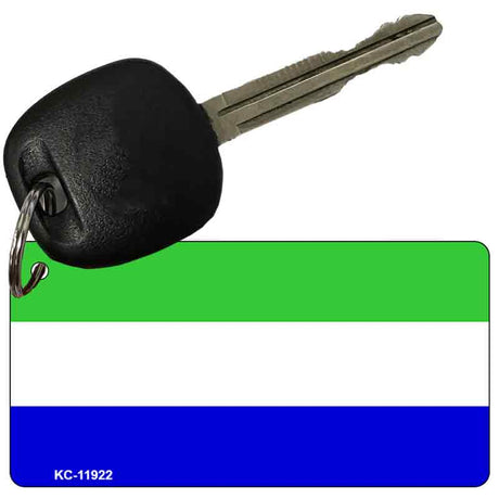 Galapagos Islands Flag Novelty Metal Key Chain KC-11922 2.25" x 1.125" Key Chain (KC)