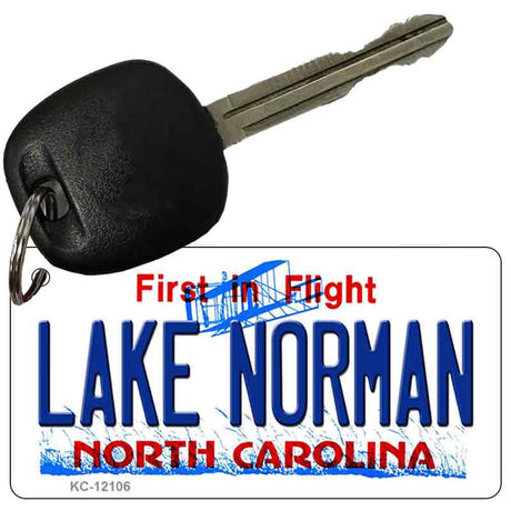 Lake Norman North Carolina State Novelty Metal Key Chain KC-12106