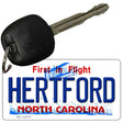 Hertford North Carolina State Novelty Metal Key Chain KC-12117