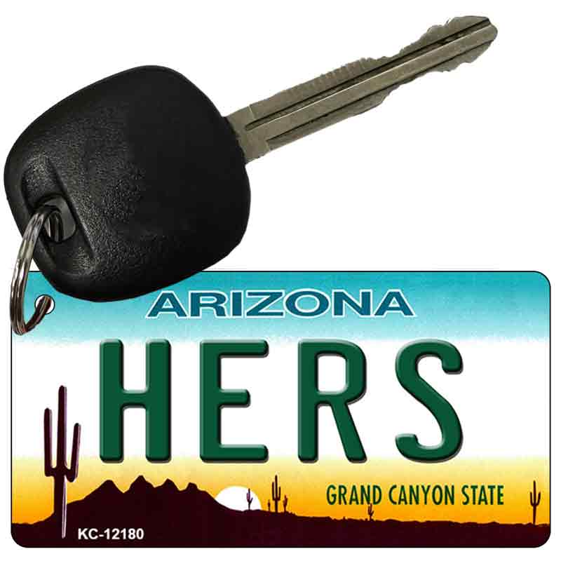 Hers Arizona Novelty Metal Key Chain KC-12180