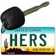Hers Arizona Novelty Metal Key Chain KC-12180