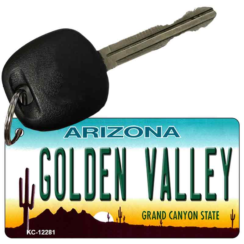 Golden Valley Arizona Novelty Metal Key Chain KC-12281