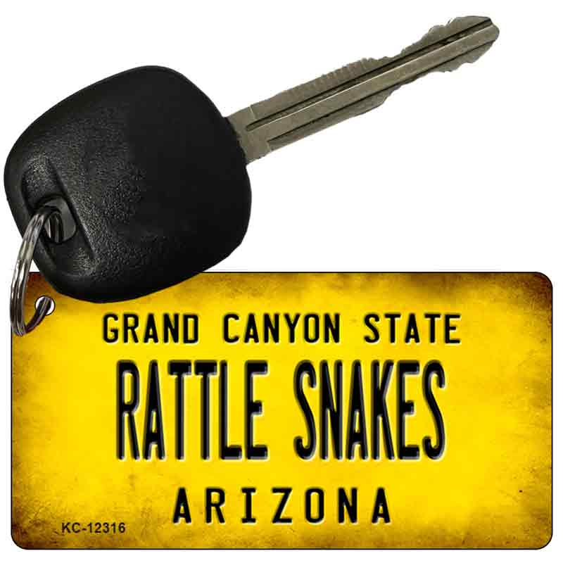 Arizona Rattle Snakes Novelty Metal Key Chain KC-12316