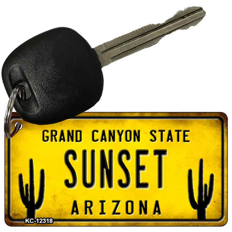 Arizona Sunset Novelty Metal Key Chain KC-12318