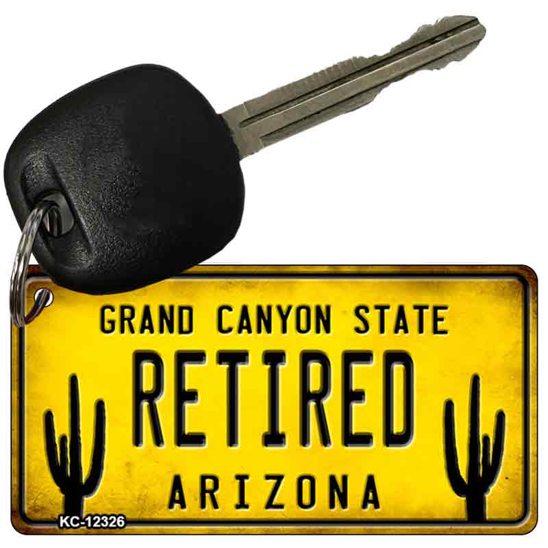 Arizona Retired Novelty Metal Key Chain KC-12326