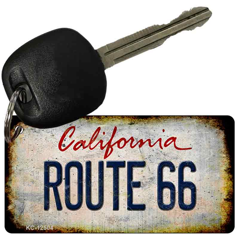 Route 66 California Novelty Metal Key Chain KC-12504