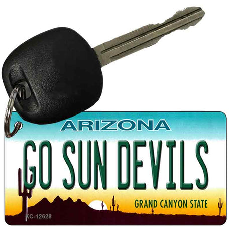 Go Sun Devils Novelty Metal Key Chain KC-12628