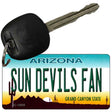 Sun Devils Fan Novelty Metal Key Chain KC-12629