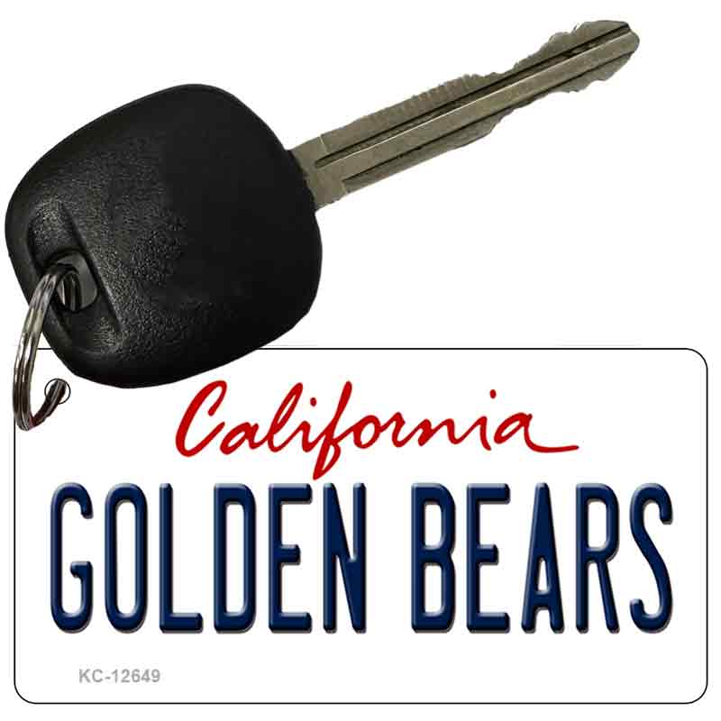 Golden Bears Novelty Metal Key Chain KC-12649