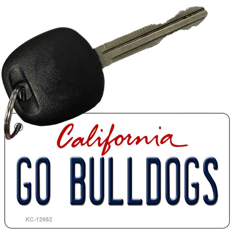 Go Bulldogs Novelty Metal Key Chain KC-12662
