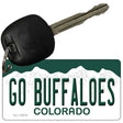 Go Buffaloes Novelty Metal Key Chain KC-12679