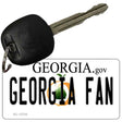 Georgia Fan Novelty Metal Key Chain KC-12725