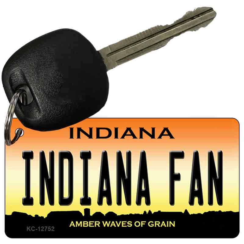 Indiana Fan Novelty Metal Key Chain KC-12752