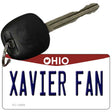 Xavier Fan Novelty Metal Key Chain KC-12969