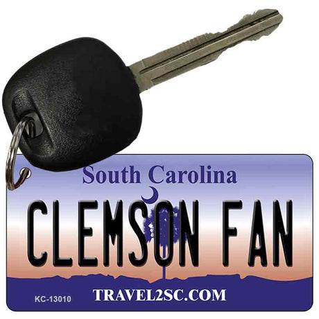 Clemson Fan Novelty Metal Key Chain KC-13010