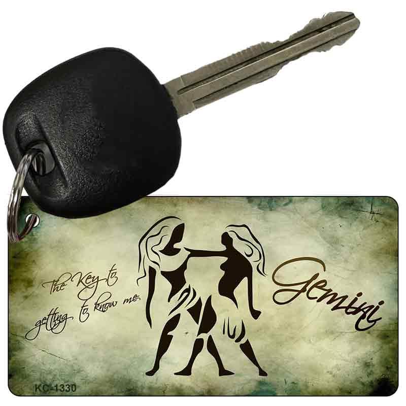 Gemini Novelty Aluminum Key Chain KC-1330