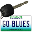 Go Blues Novelty Metal Key Chain KC-13435
