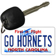 Hornets Fan Novelty Metal Key Chain KC-13469