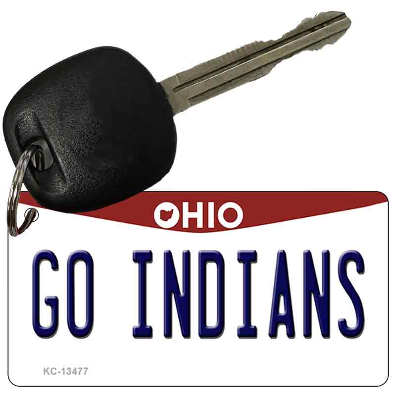 Go Indians Novelty Metal Key Chain KC-13477