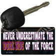 The Dork Side Novelty Metal Key Chain Tag KC-13748 2.25" x 1.125" Key Chain (KC)