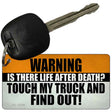 Dont Touch My Truck Novelty Metal Key Chain Tag KC-13766 2.25" x 1.125" Key Chain (KC)