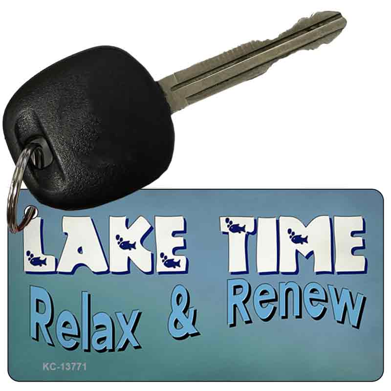 Lake Time Novelty Metal Key Chain Tag KC-13771 2.25" x 1.125" Key Chain (KC)