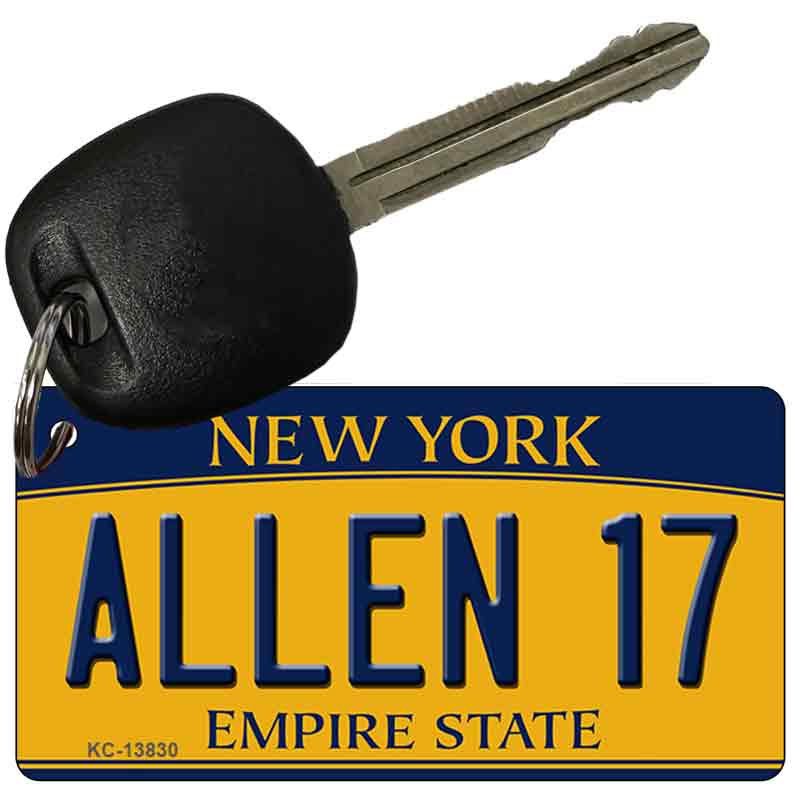 Allen 17 New York Novelty Metal Key Chain