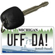 Uff Da Michigan Novelty Metal Key Chain