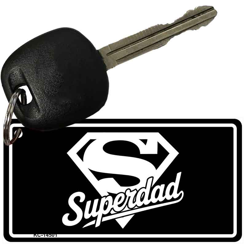 Superdad Novelty Aluminum Key Chain KC-14501