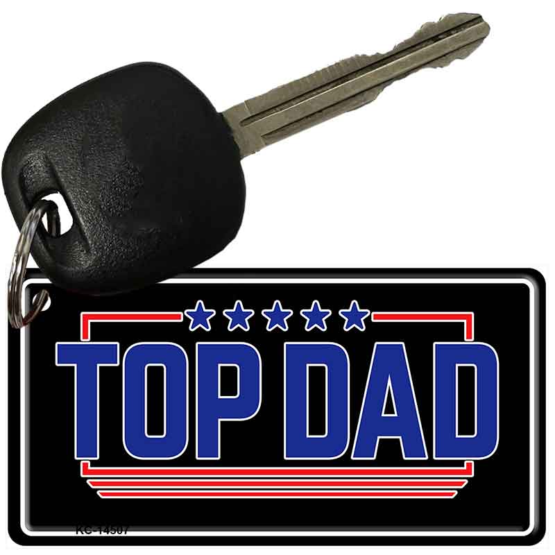 TOP DAD Novelty Aluminum Key Chain KC-14507