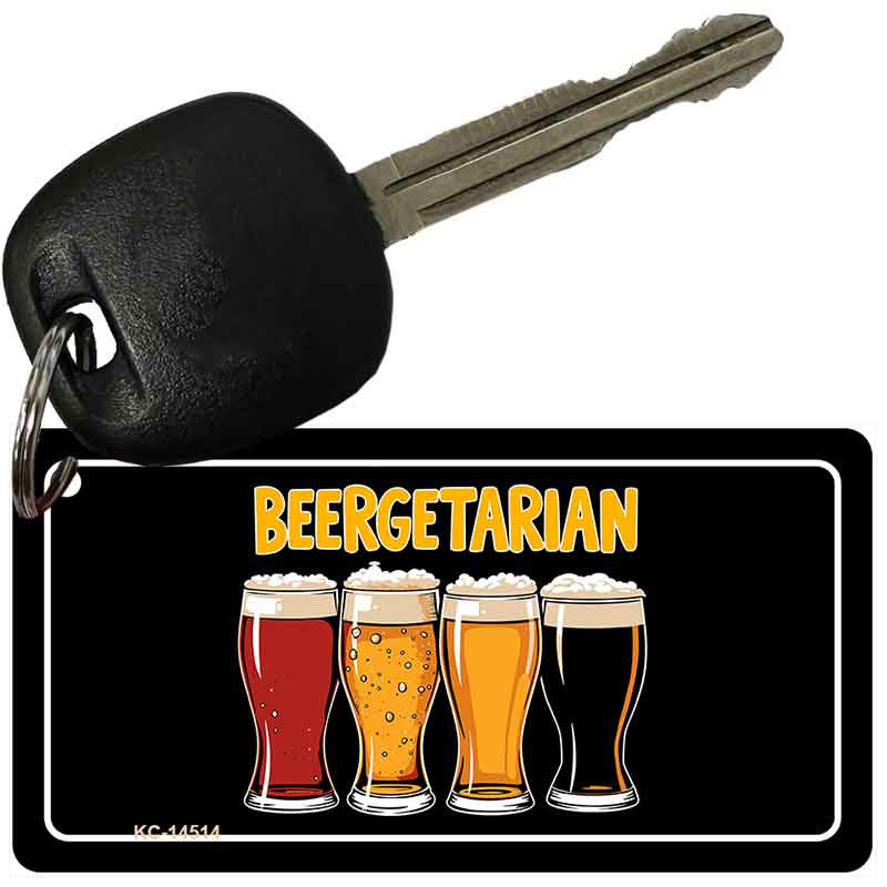 Beergetarian Novelty Aluminum Key Chain KC-14514