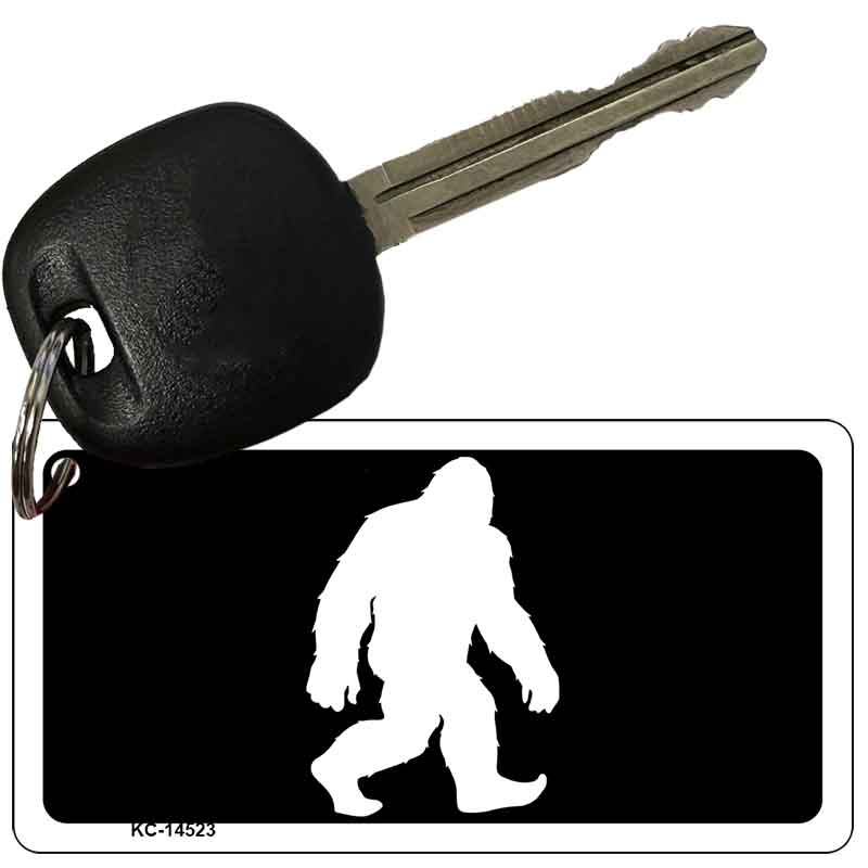 Bigfoot Silhouette Novelty Aluminum Key Chain KC-14523