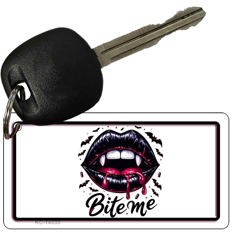Bite Me Novelty Aluminum Key Chain KC-14533