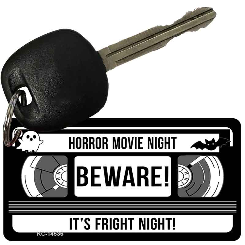 Horror Movie Night Novelty Aluminum Key Chain KC-14536