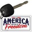 America 250 Years Novelty Aluminum Key Chain KC-14546 2.25" x 1.125" Key Chain (KC)