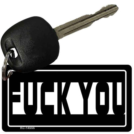 F-ck You Hidden Novelty Aluminum Key Chain KC-14555 2.25" x 1.125" Key Chain (KC)