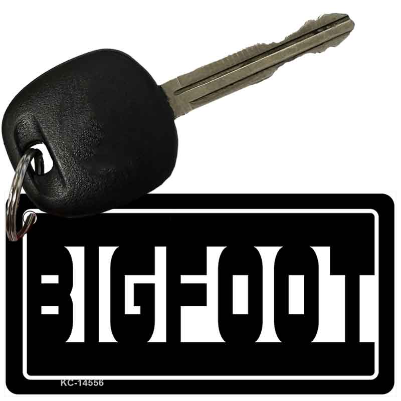 Bigfoot Hidden Novelty Aluminum Key Chain KC-14556