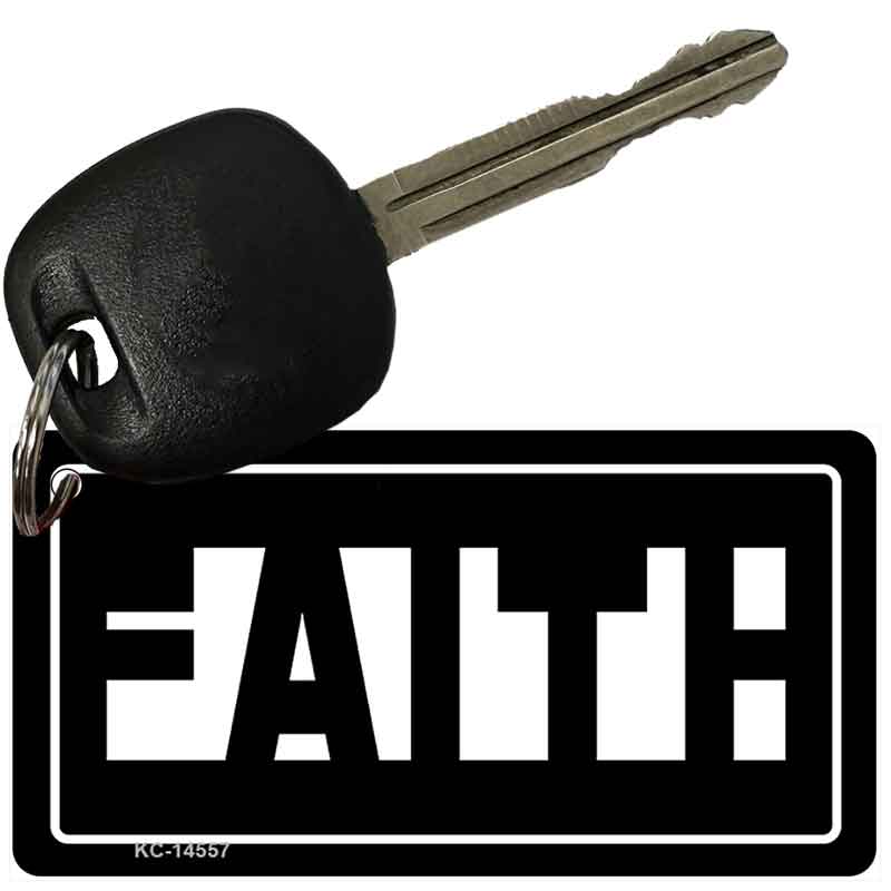 Hidden Faith Novelty Aluminum Key Chain KC-14557