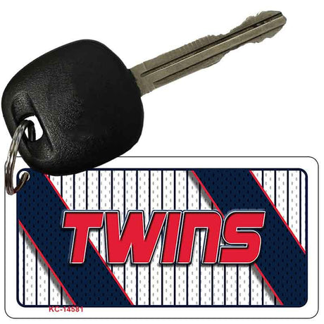 TWINS Graphic Novelty Aluminum Key Chain KC-14581 2.25" x 1.125" Key Chain (KC)