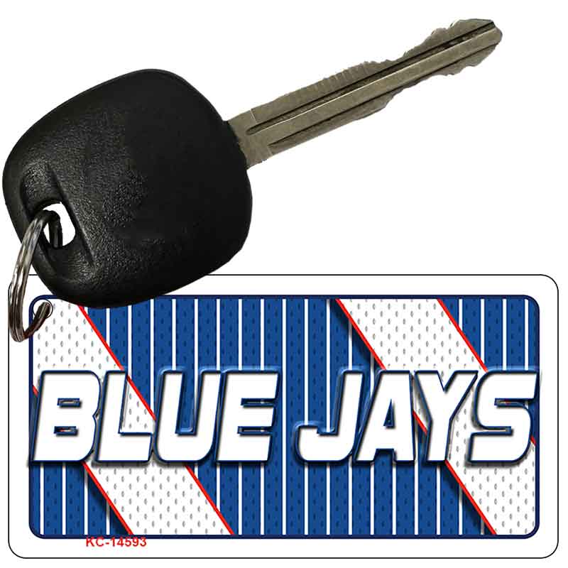 BLUE JAYS Graphic Novelty Aluminum Key Chain KC-14593
