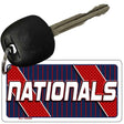NATIONALS Graphic Novelty Aluminum Key Chain KC-14594 2.25" x 1.125" Key Chain (KC)