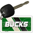 BUCKS Graphic Novelty Aluminum Key Chain KC-14611 2.25" x 1.125" Key Chain (KC)
