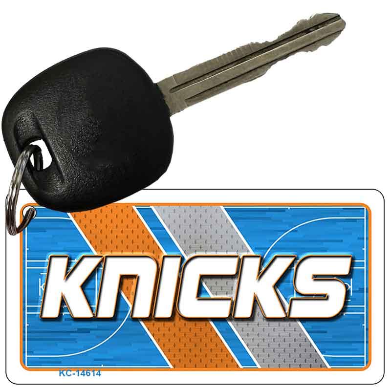 KNICKS Graphic Novelty Aluminum Key Chain KC-14614 2.25" x 1.125" Key Chain (KC)
