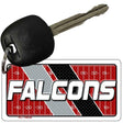 FALCONS Graphic Novelty Aluminum Key Chain KC-14626 2.25" x 1.125" Key Chain (KC)