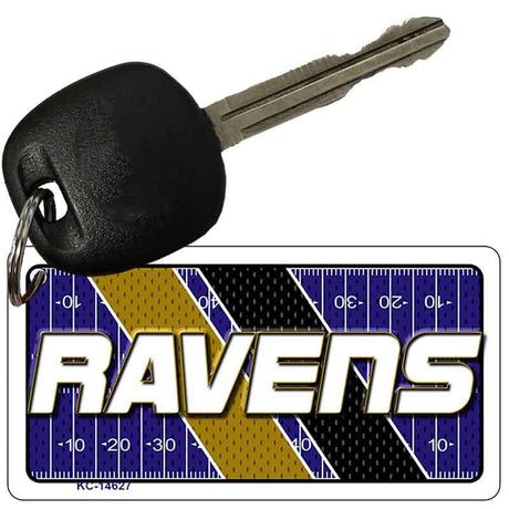 RAVENS Graphic Novelty Aluminum Key Chain KC-14627 2.25" x 1.125" Key Chain (KC)