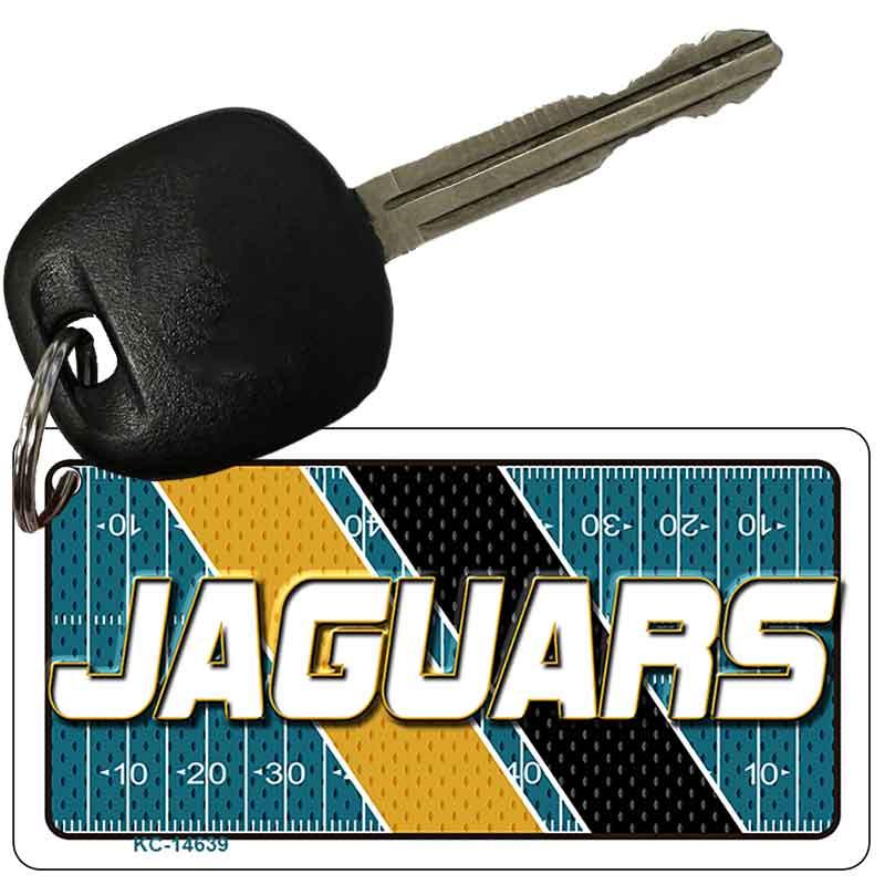 JAGUARS Graphic Novelty Aluminum Key Chain KC-14639 2.25" x 1.125" Key Chain (KC)